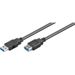LogiLink USB Extension Cable 1m Black - High-Speed, Durable & Versatile Connectivity!